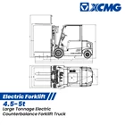 Forklift Elektrik 4.5 Ton Counterbalanced XCMG 4